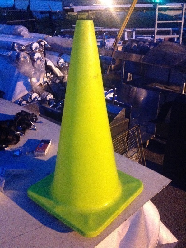 lot 8255 image: 3 foot hazard cone