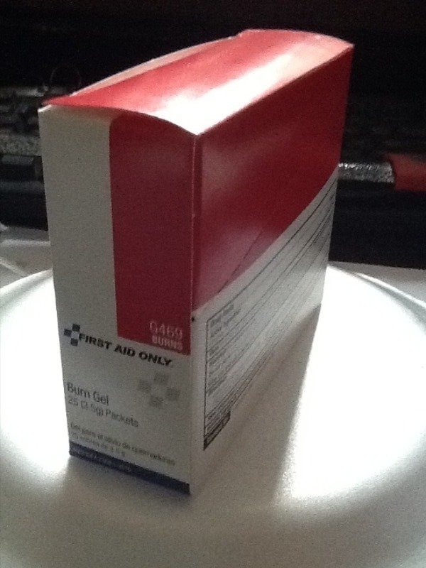 lot 8380 image: Five boxes of burn ointment packets great for first aid kit