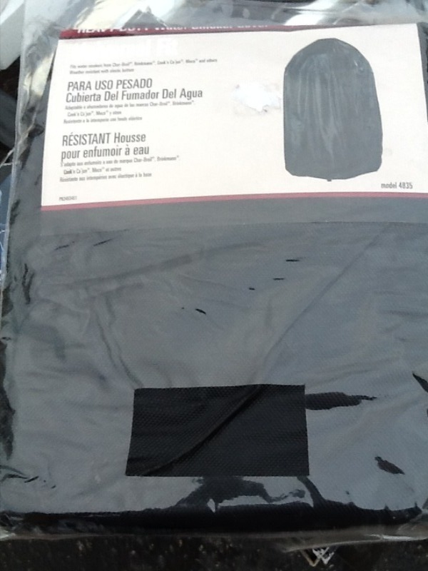 lot 8501 image: Upright smoker cover new in bag