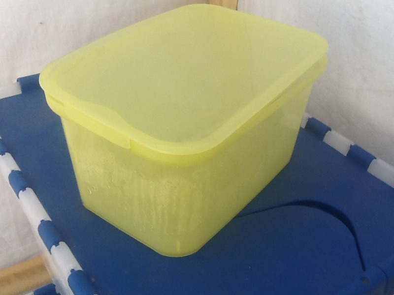 lot 103 image: Case five new large storage containers 11 x 14 x 15