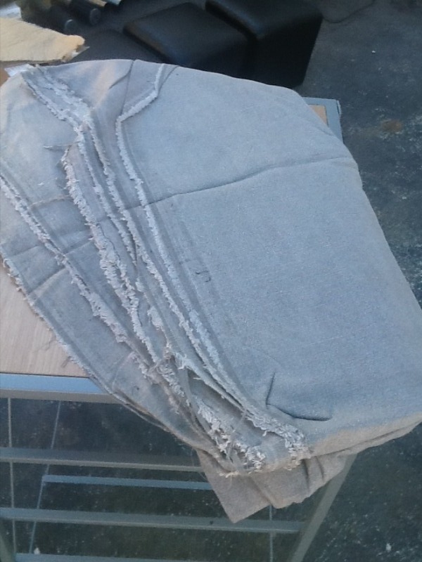 lot 230 image: Large bold of heavy duty fabric great for upholstery use your imagination