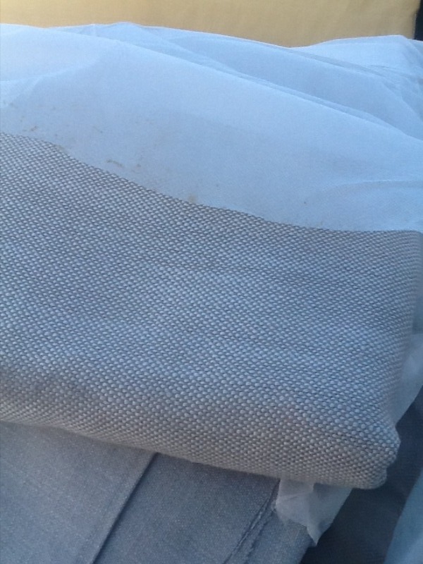 lot 237 image: Large bold of heavy duty fabric great for upholstery use your imagination