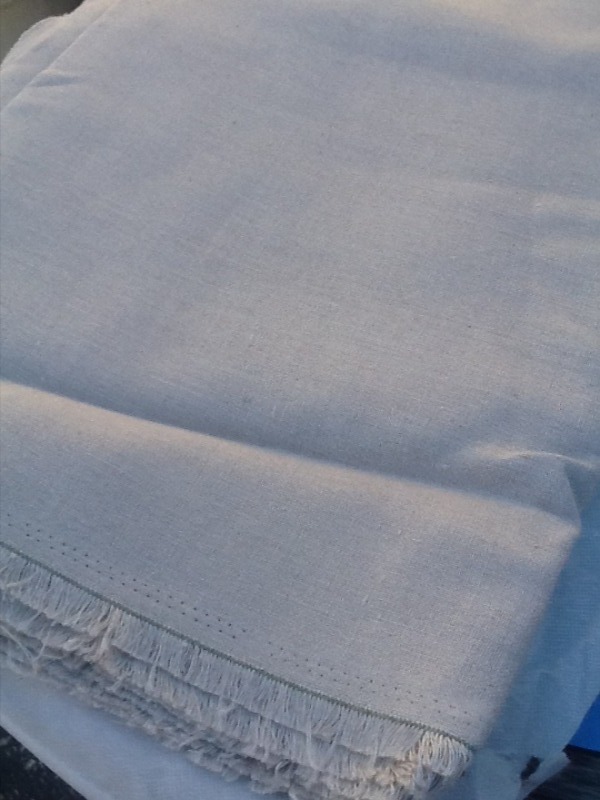 lot 241 image: Large bold of heavy duty fabric great for upholstery use your imagination