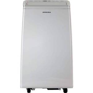 lot 51887 image: Amana - 200 Sq. Ft. Portable Air Conditioner with Dehumidifer - White - Retail $379.99