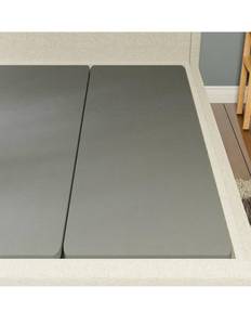 lot 51892 image: 1.5-Inch Split Fully Assembled Bunkie Board for MattressBed Support, King, Grey