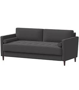 lot 51903 image: Lifestyle Solutions Lexington Sofa Microfiber Heather Grey