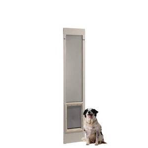 lot 51929 image: Ideal Pet Products Fast Fit Pet Patio Door Extra Large White 1.88 x 15.25 x 75 - Retail $338.52