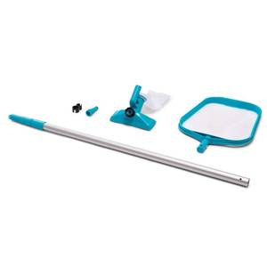 lot 1074 image: Intex 28002E Cleaning Maintenance Swimming Pool Kit with Vacuum, Surface Skimmer, and Telescoping Pole for above Ground Pools (Pool Sold Separately)
