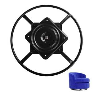 lot 1078 image: Skuehod 24 Inch Heavy Duty Recliner Chair Swivel Ring Base Kit with 10 inch Swivel Plate, Rocker Chair Replacement Parts Bottom Mechanism