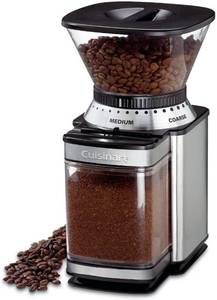 lot 1083 image: CUISINART Coffee Grinder, Electric Burr One-Touch Automatic Grinder with18-Position Grind Selector, Stainless Steel, DBM-8P1
