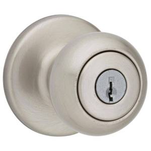 lot 2246 image: Kwikset 400CV 15 CP K6 Cove Entry - Satin Nickel