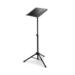 lot 3319 image: On-Stage LPT7000 Deluxe Laptop Stand, Adjustable Height and Tilt, Metal Construction, Black, Foldable