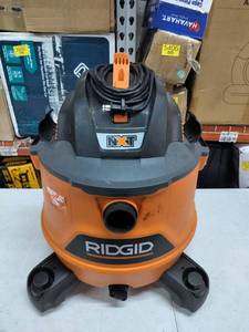 lot 3324 image: Rigid NXT 14 Gallon Shop Vacuum (Missing Pieces)