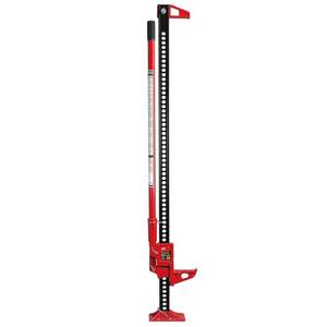 lot 5412 image: BIG RED TR6502B Torin 60 Ratcheting Off Road Utility Farm Jack, 3 Ton (6,000 lb) Capacity, Red - Retail $90.44
