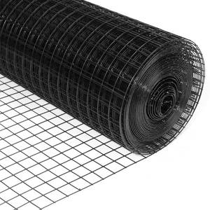 lot 5443 image: 4x25 Hardware Cloth 16 Gauge Black Vinyl Coated Welded Fence Mesh for Home and Garden Fence and Home Improvement Project