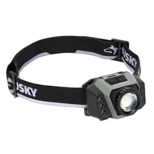 lot 6489 image: 600 Lumens Dual Power Twist to Focus Rechargeable Headlight