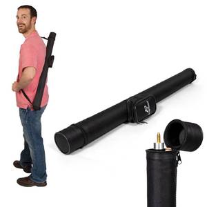 lot 9516 image: EastPoint Sports Billiards Equipment & Felt-Lined Pool Cue Case for Carrying 2-Piece Cue Sticks up to 58 Inches
