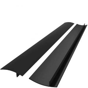 lot 9531 image: Stove Gap Covers Kitchen Counter Gap Covers (30 Inch, 2 PCS) Heat Resistant Oven Gap Filler Seals Gaps Between Stovetop and Counter, Easy to Clean, Black