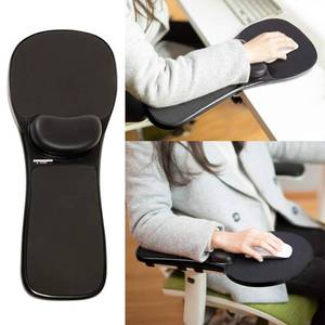 lot 9538 image: Upgrade Ergonomic Arm Rest Mouse Pads Dual Purpose for Desk and Chairs, Adjustable Armrest Wrist Support Attachment, Gaming Covers for Elbows and Forearms Pressure Relief Office Computer Desk Extender