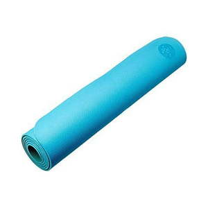 lot 9577 image: Manduka Begin Yoga Mat �� Premium 5mm Thick Yoga Mat with Alignment Stripe, Beginner Fitness Exercise Mat, Suitable for Yoga and Pilates, Support and Stability  Reversible, 68 Inches, Bondi Blue Color (B07MF8SSQ3) - Retail $76.17