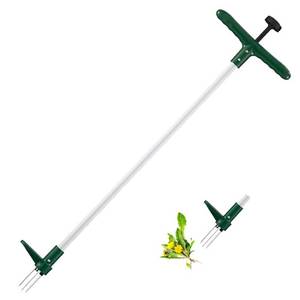 lot 9598 image: Walensee Weed Puller, Stand Up Weeder Hand Tool, Long Handle Garden Weeding tool with 3 Claws, Hand Weed Hound Weed Puller for Dandelion, Standup Weed Root Pulling Tool and Picker, Grabber (1 pack)