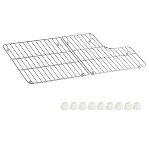 lot 9604 image: K-6639-ST Sink Rack Replacement for Kohler Whitehaven Bottom Basin Rack 6639-ST, K-6488 and K-6489 Stainless Steel Sink Protector Accessories