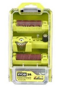 lot 2261 image: Rotary Tool 29-Piece Sanding and Polishing Kit (For Wood, Metal and Plastic)
