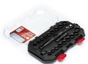 lot 9584 image: Husky 100-Position 38 in. Drive Universal Socket Wrench Set (26-Piece)