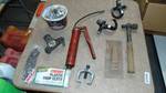 grease gun - hammer - tow hooks - gear puller and more
