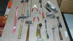 large lot of hand tools - hammers - pliers - screwdrivers and more