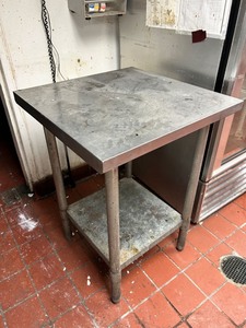 lot 2037028 image: Commercial Restaurant Stainless Steel Prep Table
