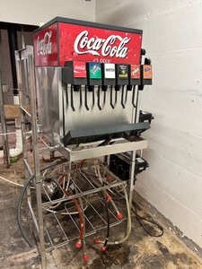 lot 2037034 image: 6 Spout Commercial Coca Cola Fountain Soda Machine