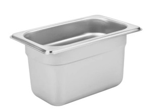 lot 2037044 image: Choice 19 Size 4 Deep Anti-Jam Stainless Steel Steam Table  Hotel Pan - 24 Gauge