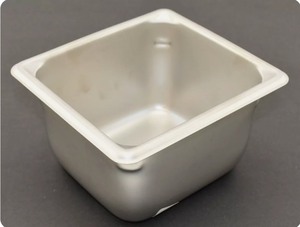 lot 2037058 image: (1) Stainless Steel ONE-SIXTH Steam Table Pan 4 Deep