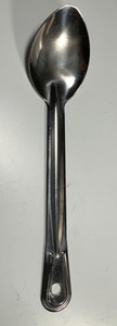 lot 2037139 image: Commercial Kitchen 13in Stainless Steel Slotted Serving Spoon