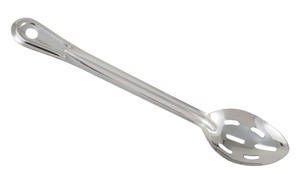lot 2037203 image: Slotted Stainless Steel Basting Spoon 15 -USED