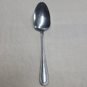lot 2037302 image: Commercial Kitchen 8in Stainless Steel Serving Spoon