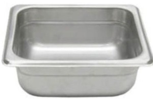 lot 2037329 image: Commercial Kitchen Stainless Steel Steam Table Pan, 16-size, 6-78l X 6-516w X 2-12 Deep