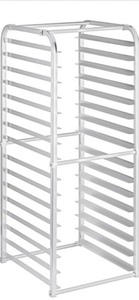 lot 2037381 image: Avantco 178BUNPNFULL 16 Pan Aluminum End Load Sheet  Bun Pan Rack for Reach-Ins