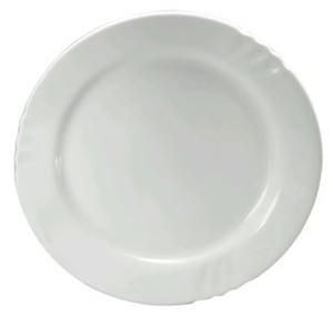 lot 3626002 image: Oneida Foodservice Narrow Dinner Plate 6in Cream White