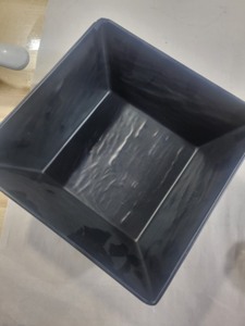 lot 3626086 image: Square Dinner Bowl, 9in x 9in-Black