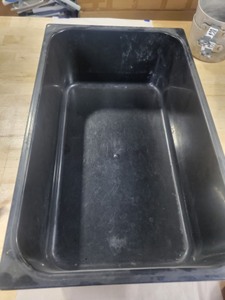 lot 3626130 image: Commercial Kitchen Black Plastic Pan Container 20.5 x 12.5