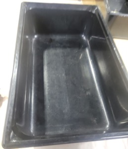 lot 3626132 image: Commercial Kitchen Black Plastic Pan Container 20.5 x 12.5