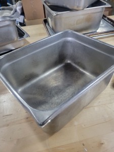 lot 3626188 image: Commerical Kitchen Stainless Steel Water Pan 11x13in 6in Deep