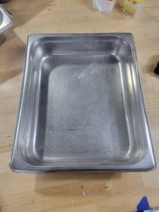 lot 3626194 image: Commerical Kitchen Stainless Steel Water Pan 11x13in 2in Deep