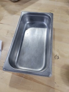 lot 3626196 image: Commerical Kitchen Stainless Steel Water Pan 7x13in 2in Deep