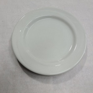 lot 3626203 image: 6 Inch Ceramic Saucer Plate - White