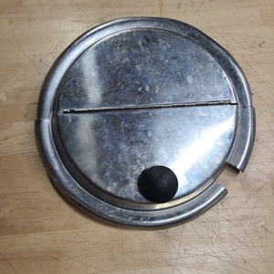 lot 3626466 image: Commercial Kitchen 10in Hinged Staibless Steel Steam Table Lid
