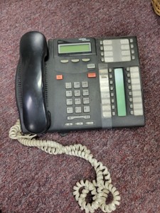 lot 3625068 image: Nortel Norstar T7316E Charcoal 16 Button Display Speaker Telephone NT8B27JAAA #A
