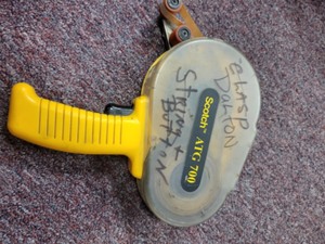 lot 3625127 image: Scotch ATG 700 Adhesive Applicator, 12 in and 34 in wide rolls, Yellow